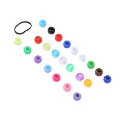 Hair Beads Bright Colors Light Weight Fashionable Trendy Hairstyle Accessories