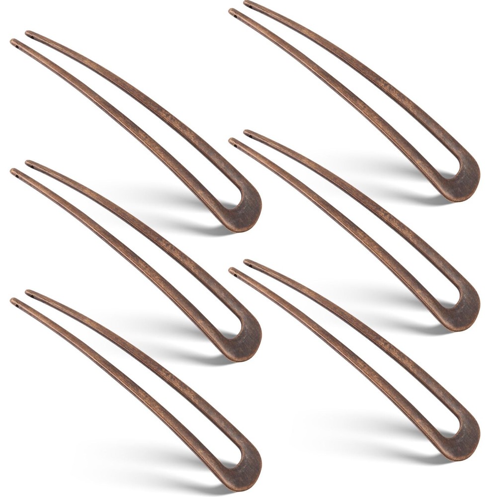 WILLBOND 6 Pcs French Hair Pins for Women French Twist Hairpins 4 Inch Metal …