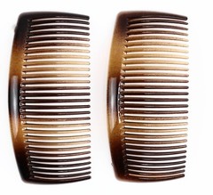 Plain Acrylic Side Hair Comb-Curved Long Large Hair Side Combs For French Twist