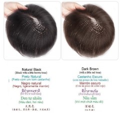 6.3″x7″Cap Fashion Pixie Cut 100% Human Hair Topper,Realistic Side Parting