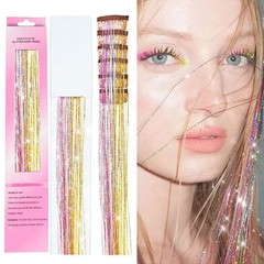 Heat Resistant Glitter Tinsel In Extensions Sparkle Accessories for Women Girls