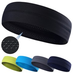 Men Women Moisture Wicking Wide Non-Slip Sport Headband Gym Workout Sweatband US