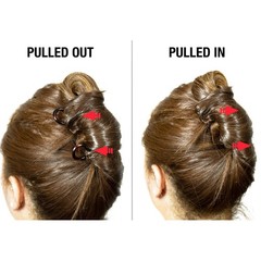 Paris AD823 French Twist Stick Hair Fork, 2 Small Wavy U Shaped Hair Pin Clip…