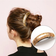 12pcs Retro Acrylic Hair Barrettes 12 Count (Pack of 1), Color