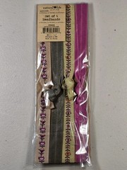 4-Pack Natural Life Headbands for Women Elastic Hair Bands Floral & Love NEW