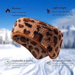 Ear Warmer Hair Band Warm Head Cover Fleece Headband Winter Wrap for Men Women