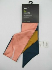 Nike Dri-Fit Head Tie 2.0 Reversible Midnight Turq/Pink Quartz/Gold Suede