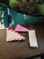 Artisan 3 Cowhide Hair On Hide Alligator Hair Clip 1.75″ Hair Accessories