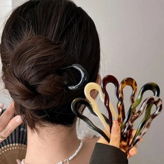 Women U Shaped Hairpin French Style Hair Pin Hair Stick Hair Fork Stick Pins NEW