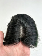 3.5″x4.3″Silk Top 100st Virgin Human Hair Topper For Women Clip in, 6″~14″
