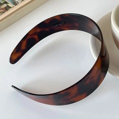 Print Acetate Women Wide Blond Havana Color Match Fashion Hair Headband