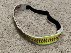 Softball Accessory Set of 2 Hair Band & Keychain New Without Tags