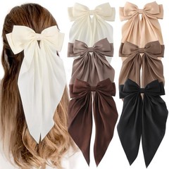 6 PCS Oversized Hair Bows, Big Bows for Girls and Women, Hair Ribbons