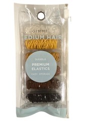 500 Gimme Durable Premium Hair Elastics No-Snag All Hair Types Multicolor Bands