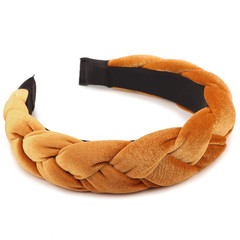 Velvet Braided Headband Women Hair Hoop Elastic Hair Bands Fashion Headbands for