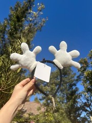 Tokyo Disney sorcerer Mickey Mouse Gloves Ears Headband Disneyland Fantasia new