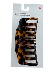 Lululemon Jumbo Claw Clip French Press / Burnt Caramel