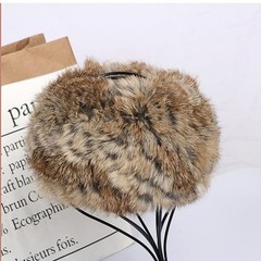 Women Thick Warm Hairband Winter Fluffy Hair Band Wide Edge Plush Headband Soft