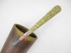 Large Kimono Hair Clip, 130mm Long Metal Upcycled Silk Hair Stick