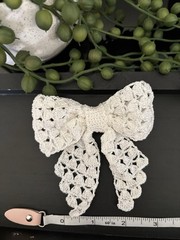Handmade New Crochet Hair Bow