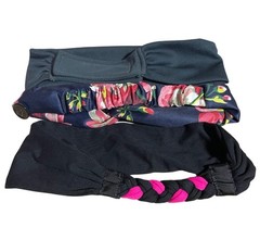Set Of 5 Womens Elastic Headbands With Floral & Medical Prints Nurse