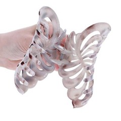Women’s 5 inch Large Jaw Clip Hair Claw with leaf design