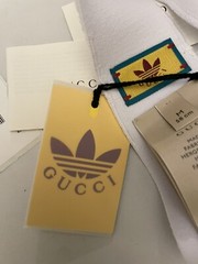 GUCCI X Adidas Sporty White / Black Printed Headband Size Medium