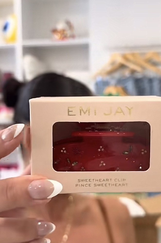 Emi Jay Sweetheart Clip in red Cherry BERRY BEACH CLUB