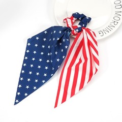 4th of July Hair Ties for Women Girls Independence Day American Flag Hair Scr…