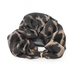 SAINT LAURENT PARIS Cassandra Scrunchie 8431753YS369780 Silk cashmere Brown NEW