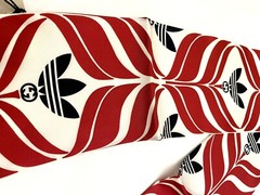 NWT GUCCI / Adidas X GUCCI GG Trefoil Print Silk Headband Hair Scarf