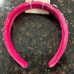 A New Day by Target Crystals Clear Rhinestones Gems Beaded Pink Headband