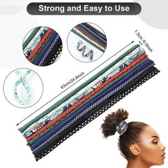 9 PCS Spiral Lock Hair Tie Long Dreadlock Accessory Iron Wire Bendable