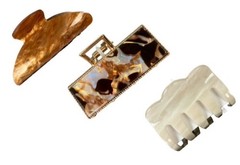 🎁 Time and Tru 7-Pack Women’s Hair Claw Clips, NEW GIFT/ COLLECTION