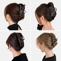 4PCS Spider Hair Claw Clips Women Girls Gothic Halloween Hair Accessories Set