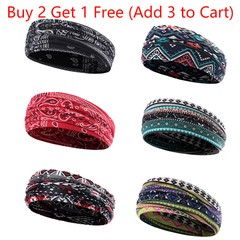 Sport Headband Sweatband Sweat Hair Band Gym Stretch Hair Wrap for Men Women