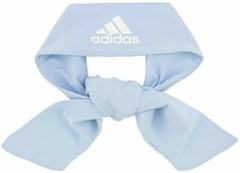 NEW Adidas Women’s Alphaskin Tie Headband OSFA Light Blue FREE SHIPPING