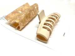 Women’s Time And Tru Claw Hair Clips 2 Per Pack NEW Choose Your Color GRP1