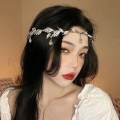 Headband Ethnic Fashion Creative Shape Elf Crown Eyebrows Heart-shaped Orientals
