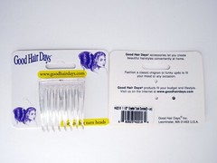 8 Combs x Good Hair Days Clear Grip Tuth Sidecombs Tucks Made in USA, 4 Sets
