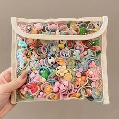 30PCS Mixed Styles Hair Ties No Tangle Soft Elastic For Kids Daily School Party
