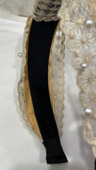Chunky Headbands Lot 5 Full Rhinestones Clear/ Colored Pearl Lace Accents Bridal