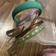 VINTAGE 5 TAN Green Purple Brown, Multiple Colors HEADBANDS HAIR ACCESSOR