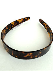 Tortoise Shell Headband 1 Inch Wide Acetate CBK Style