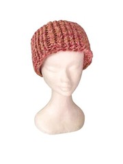 Handmade Merino Wool Blend Knit Headband – Warm Multicoloured Winter Accessory