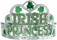 Amscan St. Patrick’s Day “Irish Princess” Green Plastic Tiara | Party Accessory