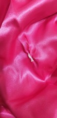 Evolve Fistine Luxe Wide Edge High Quality Pink Black Satin Bonnet For Night Use