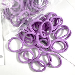 20/50Pcs/Set Hair Bands for Women Girl Basic Hair Rubber Ties Ropes 4Cm Simple E