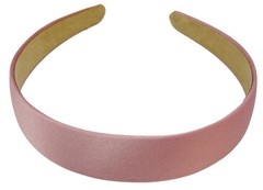 NEW 1-inch WIDE SATIN HEADBAND SELECT COLOR FREE USA SHIPPING