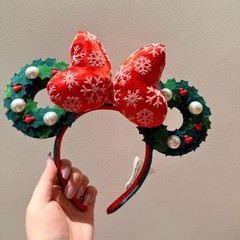 Loungefly Disney Parks Mickey Magical Minnie Mouse Ears Bow Sequins Headband US